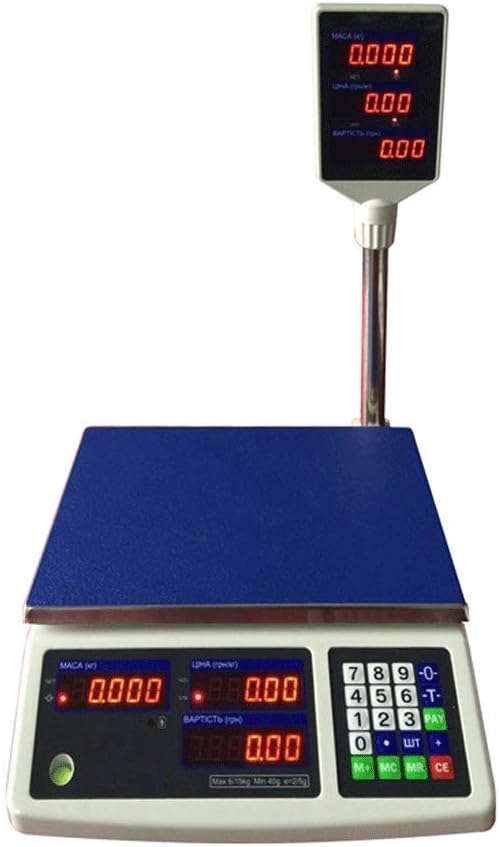 ZCY Electronic Kitchen Scale, LCD Display High Precision Multi-Functional 30kg/10g Price Direct with Pole Accurate Weighing