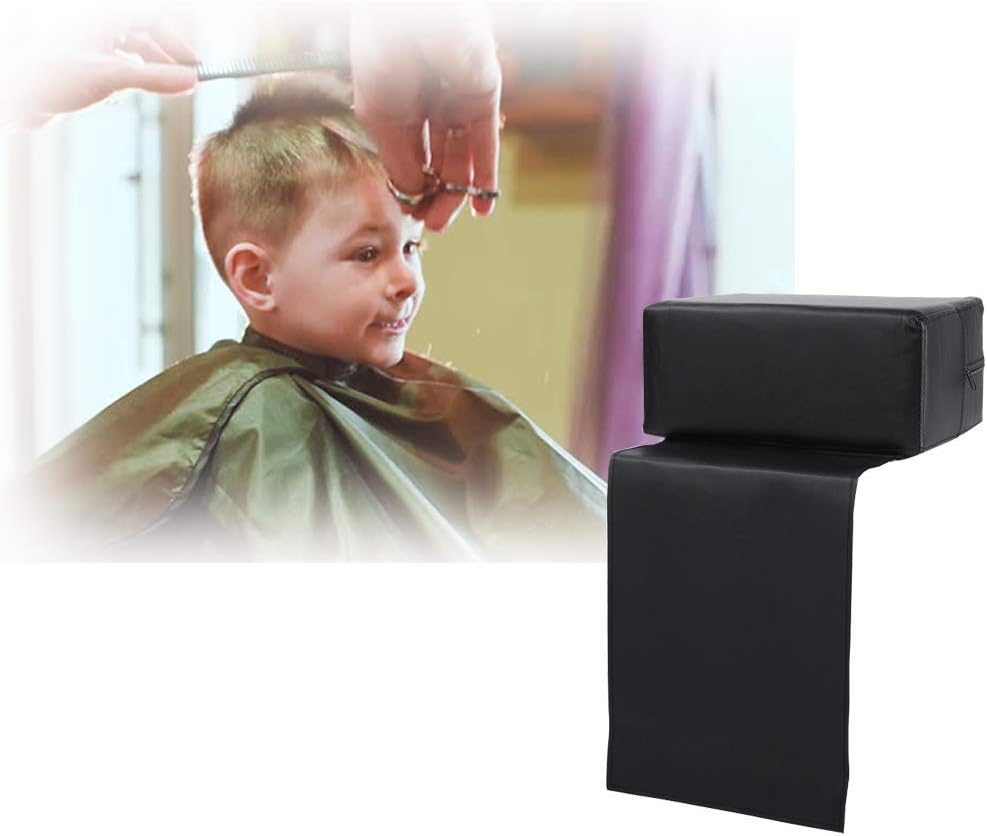 Salon Booster Seat Leather Cushion for Kids Child Hair Cutting Salon Spa Equipment Black: Kitchen & Dining