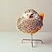Dahey Cute Hedgehog Mini Chair Small Animal Toy Plastic Swivel Seat Decoration Photo Pops for Hamster, Mice, Other Small Pets, Yellow