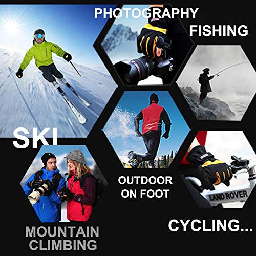 image for EnergeticSky Waterproof Winter Gloves,3M Thinsulate Ski & Snowboard Gl