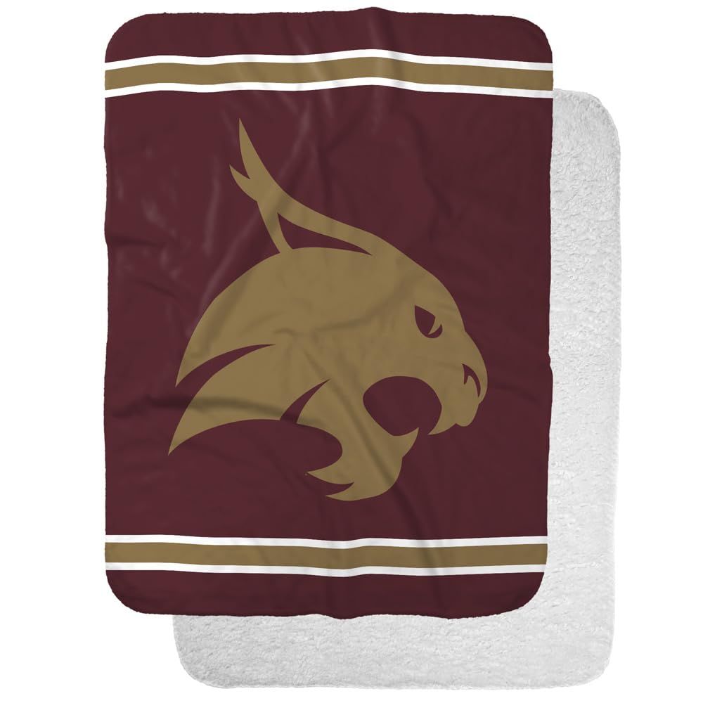 Texas State University Bobcats Primary Logo Stripes