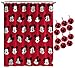 NIDSDIN Disney Mickey Mouse Cute Faces Shower Curtain & 12-Piece Hook Set & Easy Use - Kids Bath Features Mickey Mouse (Official Disney Product), 72