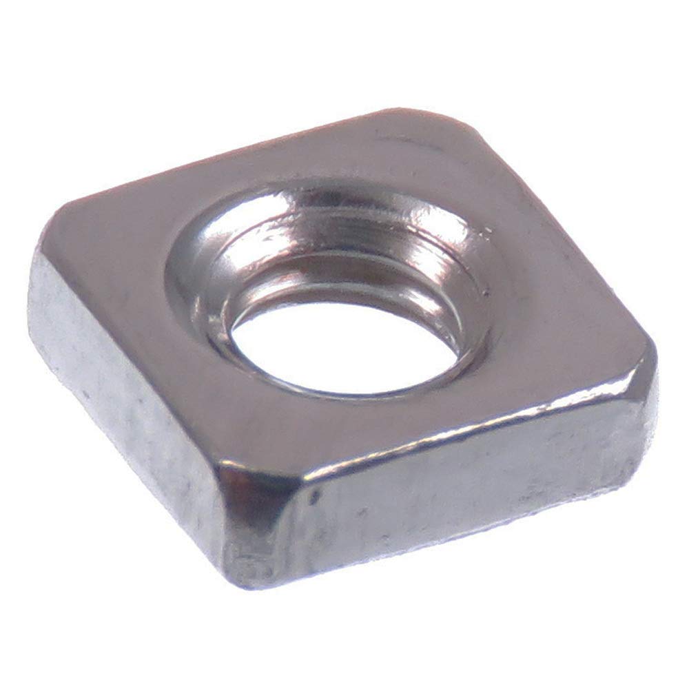SECCARO square nut M3, stainless steel V2A VA A2, DIN 562, low profile