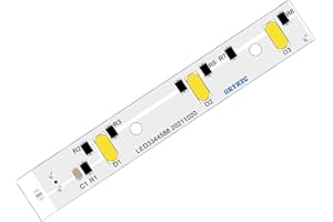 URYKEC WR55X26671 Refrigerator Light Board, Refrigerators LED Light For Ge Led Refrigerator Light Bulb, Replace PS11767930 AP6035586 4468532 EAP11767930 (1PCS)