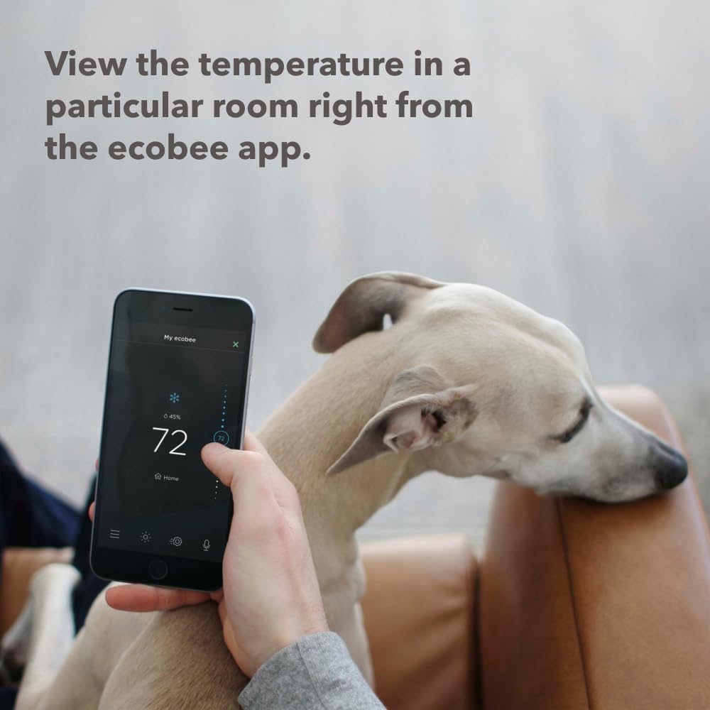 ecobee Smart Sensor 2 Pack - Comfort, Security, Energy Savings - Smart Home - Compatible with ecobee Smart Thermostats for Home - View 2
