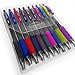Zebra - Sarasa Retractable Gel Ink Rollerball - Fast Drying - 0.7mm - Pack of 10 Ink Colours in Plastic Wallet