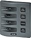 Blue Sea Systems 4305 WeatherDeck 12V DC Waterproof Switch Panel - 4 Position, 12/24V