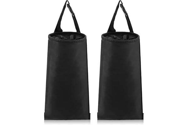 UTSAUTO 2 Pack Car Trash Bags Car Trash Can Washable Eco-Friendly Seat Back Hanging Car Trash Bag Car Garbage Bag for Car,Tra