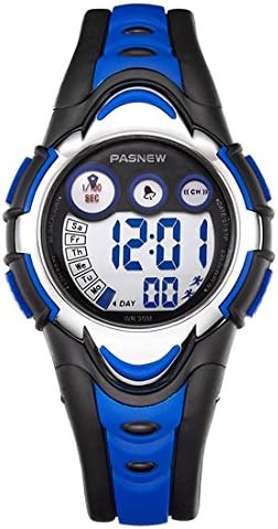 Kids Watches Digital Waterproof Silicone Comfortable Children Toddler Wrist Watches Function Sport Outdoor Electronic Wristwatch Gift for Boys Girls Little Child,Blue