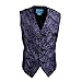 EGC1B07-08 Mens Paisley Gifts For Boyfriend Waistcoat Microfiber Vests By Epoint