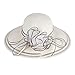 Lawliet Womens Church Wedding Occasion Wide Brim Straw Summer Beach Hat A115
