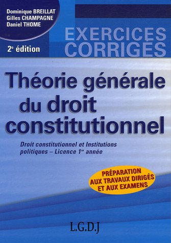 Théorie générale du droit constitutionnel