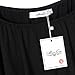 Coolmee Women's Maternity Dress Off Shoulder Casual Maxi Dress (S, Black1)