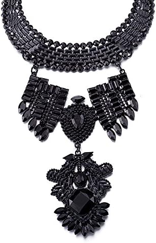 Fashion Girl Charms Jewelry Gun Black Plated Crystal Leisure Geometry Cable Chains Necklaces