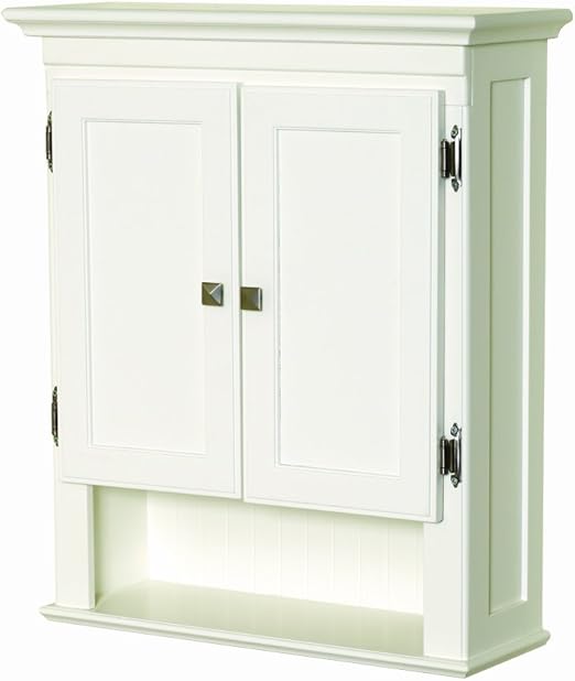 Amazon Com Zenith Products 9718dwa Sanibel Wall Cabinet Distresssed White Home Kitchen
