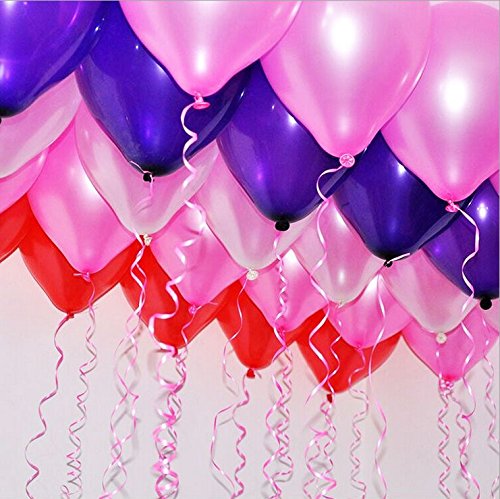 LONHEO Pink Latex Balloons 100pcs/lot 10 inch 1.8g Thick balloon Wedding Party Birthday Balls Classic toys christmas gift - Thumbnail 4