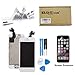 IbayeLCD Display Touch Screen Digitizer Glass Lens Assembly Camera and Home Button Repair Replacement with Tools for iPhone 5C Black