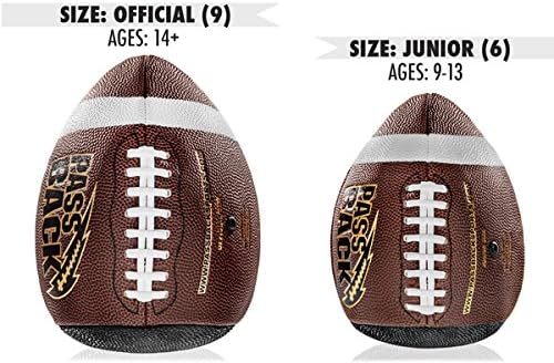 Junior Size 6, Ages 12 &amp; Below Professional Training Football for Grade School to Jr. High