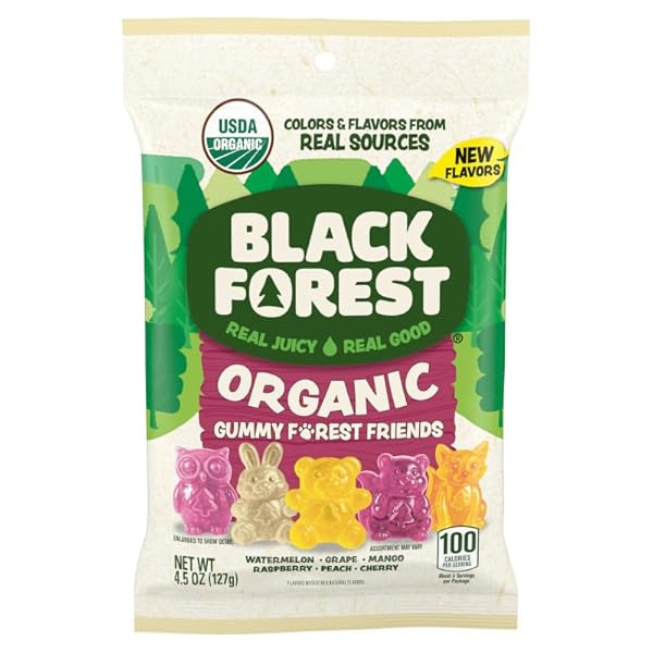 BLACK FOREST ORGANIC GUMMY FOREST FRIENDS CANDY, MADE...