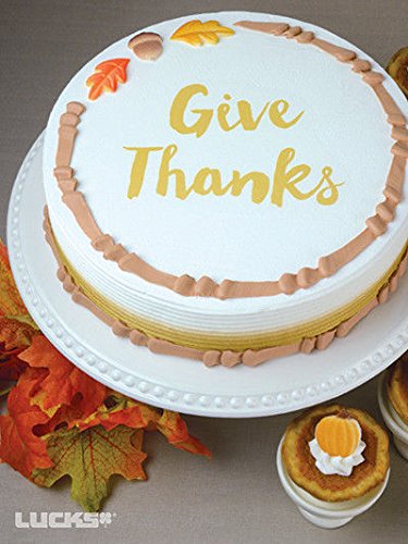 Lucks 210 pc Edible Sugar Decoration Cupcake Cake Dec-Ons Acorns Oak Fall Leaves