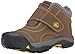 KEEN Kootenay WP Winter Boot (Little Kid/Big Kid), Dark Earth/Spectra Yellow, 1 M US Little Kid