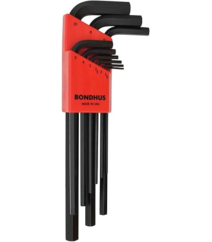 Bondhus Allen Key Wrench, 3/8\" Hex Tamper Resistant L-Wrench 48314...