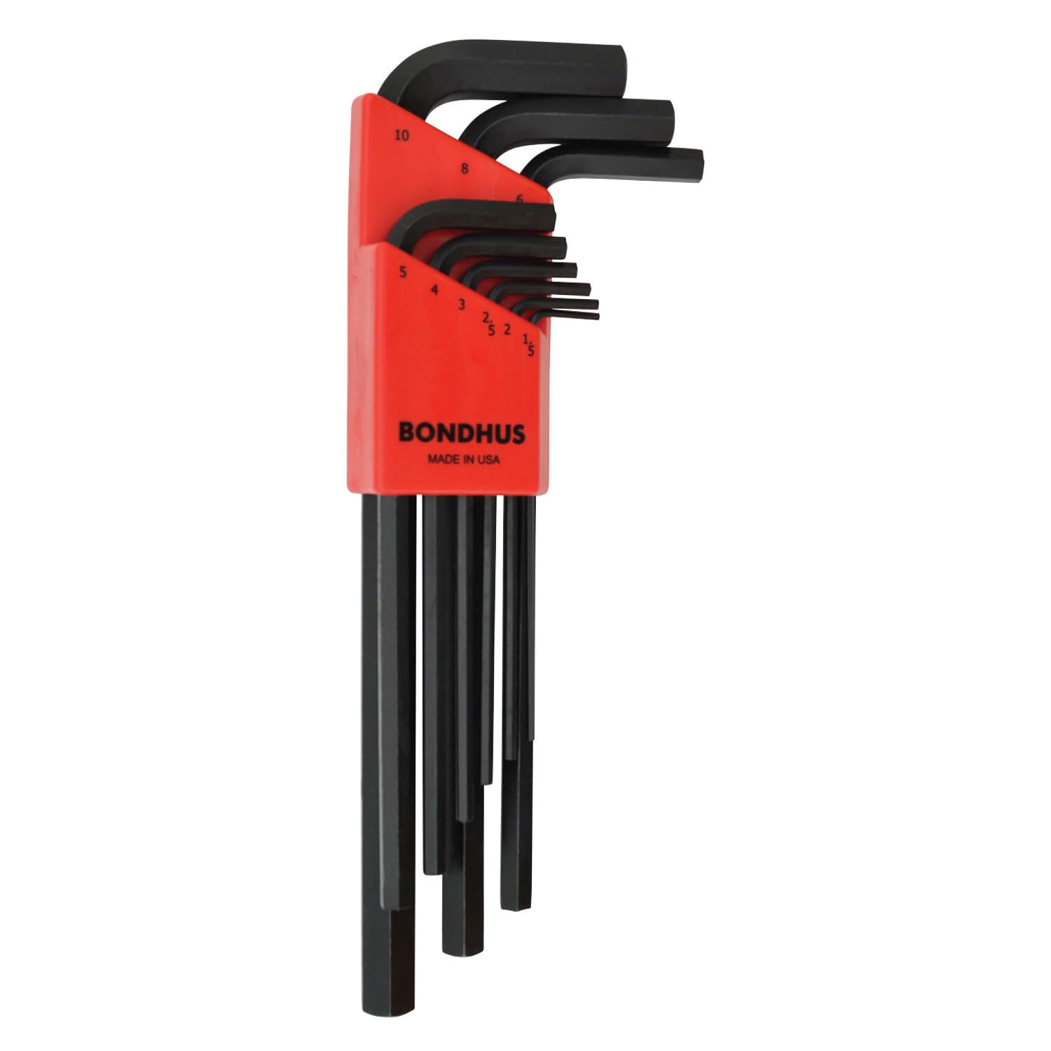 Bondhus, HLX9MML HEX Key Set 1.5mm-10mm, 12199