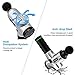 HOPOSO Deep Tissue Muscle Massage Gun for Athletes,Handheld Quiet Massage Gun Electric Drill Back Percussion Massager,30 Speed Levels with 6 Massage Heads for Relief Soreness and Stiffness