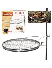 Parrilla de campfire   Parrilla abierta giratoria