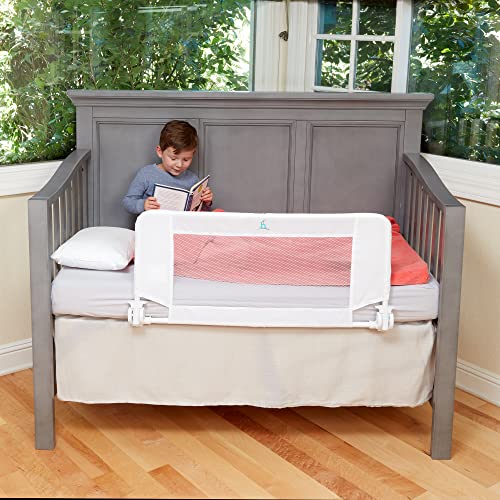 hiccapop Convertible Crib Bed Rail for Toddlers, Baby with Reinforced