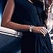 Band Compatible for Apple Watch 38mm, 42mm Stainless Steel Women Wristband Replacement for iWatch Series 4/3/2/1 Accessories Metal Bling Strap by YvY (Silver, 38mm/40mm)