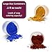 Premium Oxide Pigment Powder Colorants Set - 8 Beautiful Colors for Hand Soap Making Kit (.5 oz ea) - Red, Blue, Yellow, Lavender, Green, Brown, Black, Violet - Non Bleeding Colorant