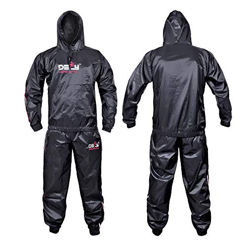DEFY Heavy Duty Sweat Suit Sauna Exercise Gym Suit Fitness, Weight Loss