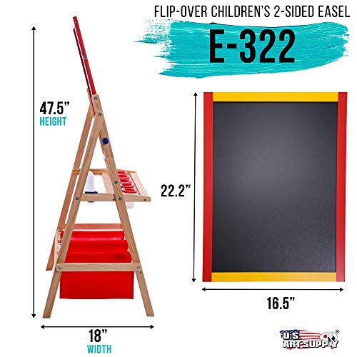 1 Art+Supply+Flip+Over+Double+Sided+Chalkboard