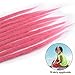 Noverlife 10 Strands 50cm/20″ Blonde to Pink Dreadlock Extensions, Single Ended Crochet Synthetic Dreadlocks Accessories, Jamaica Punk Hip-Hop Reggae Hair Braiding Wigs Faux Locs for Fashion Men Womenthumb 4