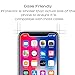 ADDAO Glass Screen Protector Compatible iPhone X, [2-Pack] 0.33mm Clear Film Anti-Scratch Anti-Fingerprint High Light Tempered Glass Screen Protector