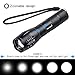 LED Tactical Flashlight,PromethFire Military Grade T6 Handheld Flashlights Portable Adjustable Focus Zoom Water Resistant 5 Modes 1000 Lumens Torch For Cycling Hiking Camping Emergency
