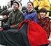 Mambe Extreme Weather Outdoor Blanket French Navy, Large - 100% Waterproof and Windproof - Machine Washable Fleece and Nylon Throw for Activities Like Picnics, Camping, and Beach