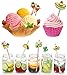 JOYIN 24 PCs Fiesta Paper Striped Straws for Cinco De Mayo Taco Party Decoration, Luau Event Photo Props, Fun Mexican Coco Theme Supplies for Carnival Festival, Birthdays and Party Favors
