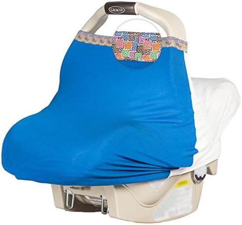 Premium Soft - Nursing Breastfeeding Cover Scarf, Baby Car Seat Cover - Multi Use Nursing Cover Pattern - Ideal Grocery Cart Cover and Highchair - Stretchy Canopy - Dream Catcher by GUFIX