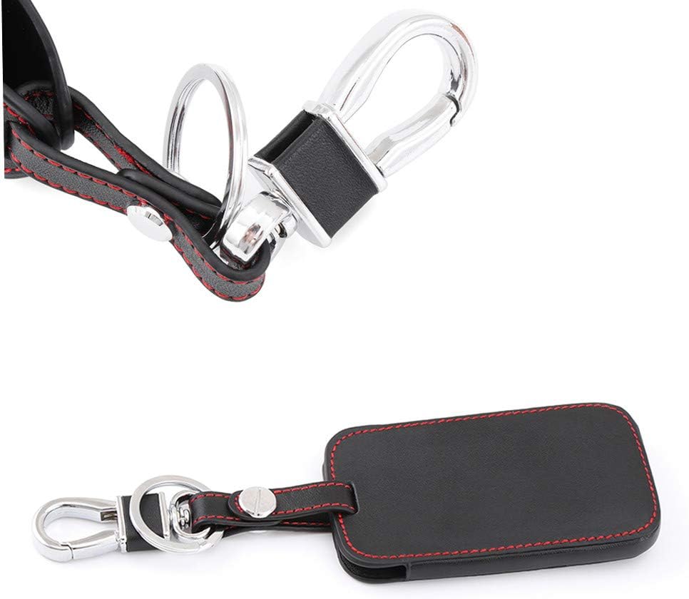 Happyit Leather Car Fob Key Case Cover for Renault Laguna Espace 2 Buttons Smart Key Protection Accessories - Image 4