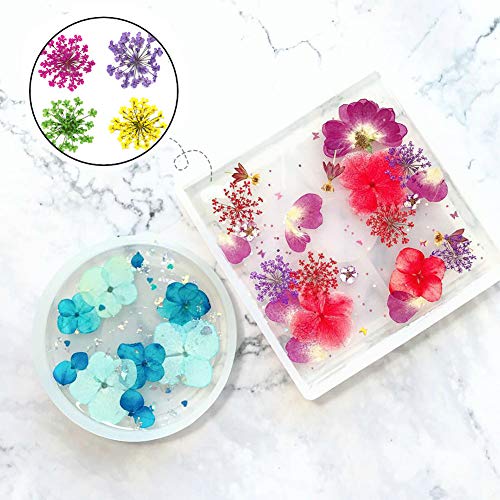 Jatidne Resin Molds Coaster Silicone Molds for Resin Epoxy Casting