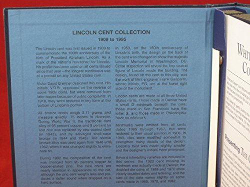 Whitman Harris Lincoln Cents Album, 1909-1995