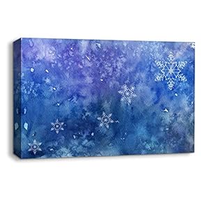 Canvas Wall Art Abstract Ink Storry World Painting Artwork for Home Prints Framed - 12x18 inches