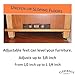 Chair Levelers - 16 Pack - Adjusting Felt Pads for Chair Legs and Furniture - Table Leveling Feet - 1/4-20 Adjustable Furniture Foot with t-nut and Instructions
