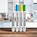 Magnetic Calendar for Refrigerator - Dry Erase Black Board for Kitchen Fridge - Bright Neon Chalk Markers - 17X12