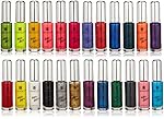 SHANY Nail Art Set (24 Famous Colors Nail Art Polish, Nail Art Decoration)
