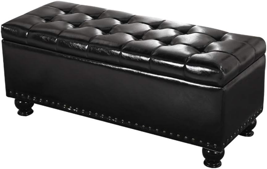 WZNING - Taburete de Almacenamiento de Estilo Europeo, Banco Largo para