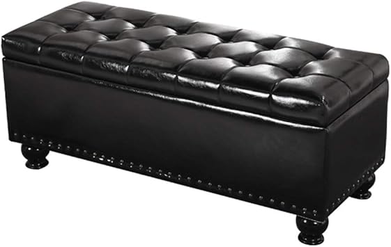 WZNING - Taburete de Almacenamiento de Estilo Europeo, Banco Largo para