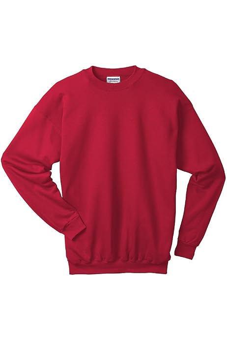 hanes sweatshirt red